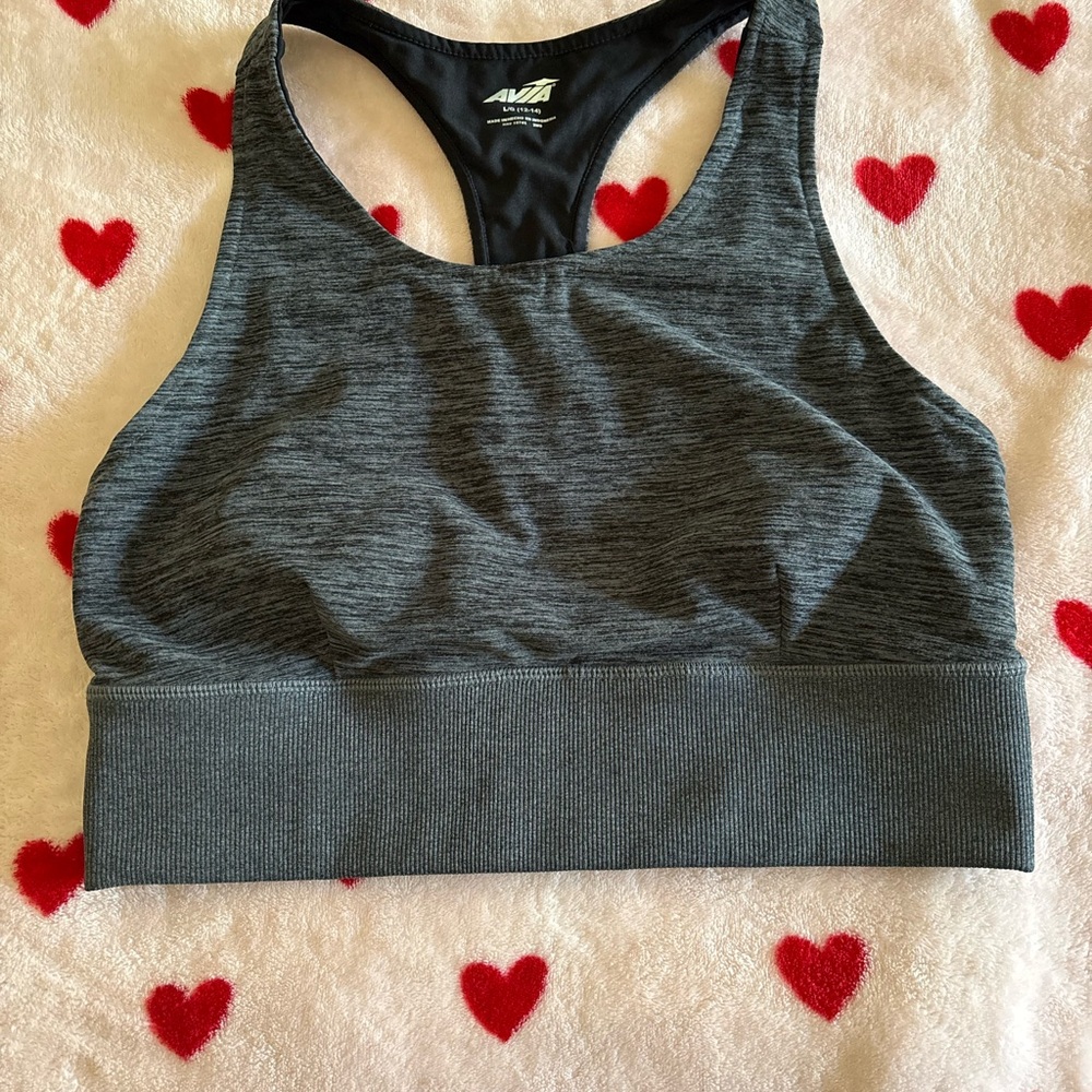 Avia brand. Women's Gray Sports Bra